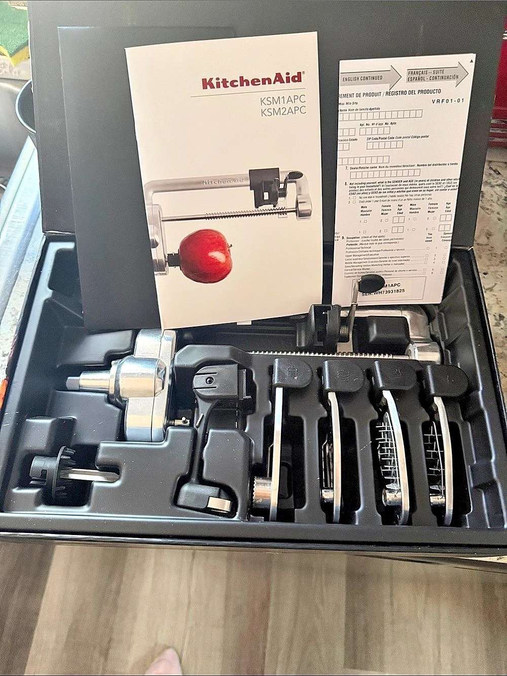 KitchenAid Spiralizer with Peel, Core and Slice Attachment KSM1APC
